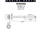 Head Bolt Set MAZDA GY AJ 2.5 3.0 V6 DOHC 24 NHBS066 - Nason
