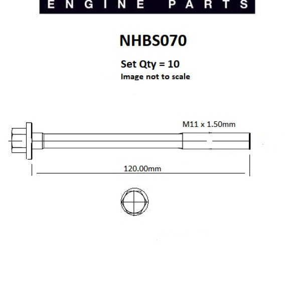 Head Bolt Set FORD KA KA2 ENDURA E-TE NHBS070 - FAI