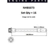 Head Bolt Set HYUNDAI G6BA G6BV DOHC 24V NHBS073 - ENGINE PRO