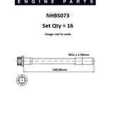 Head Bolt Set HYUNDAI G6BA G6BV DOHC 24V NHBS073 - ENGINE PRO