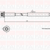 Head Bolt Set ROVER 18K16 DOHC 16V NHBS077 - FAI