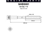 Head Bolt Set KIA KV6 (KV5) DOHC24V V6 99-07 NHBS081 - Nason