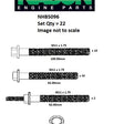 Head Bolt Set FORD 5.0 WINDSOR EFI V8 NHBS096 - ENGINE PRO