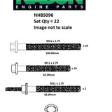 Head Bolt Set FORD 5.0 WINDSOR EFI V8 NHBS096 - ENGINE PRO
