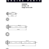Head Bolt Set LANDROVER DEFENDER 300TDi NHBS098 - FAI