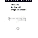 Head Bolt Set HOLDEN C20XE NHBS102 - Nason
