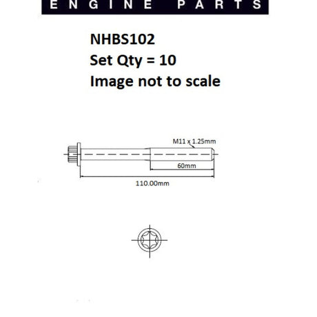 Head Bolt Set HOLDEN C20XE NHBS102 - Nason