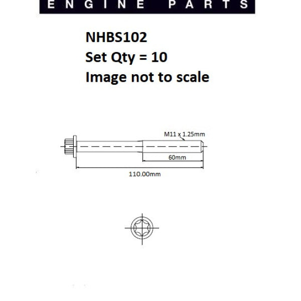 Head Bolt Set HOLDEN C20XE NHBS102 - NASON