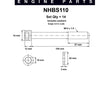Head Bolt Set NISSAN TB48DE NHBS110 - NASON
