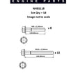 Head Bolt Set FORD 2.0 & 2.4LTR DIESEL NHBS118 - FAI