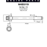 Head Bolt Set MITS 4G64 4G63 SOHC DOHC NHBS119 - Nason
