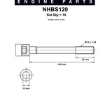 Head Bolt Set MITSUBISHI 4D56 NHBS120 - Nason