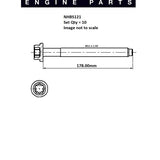Head Bolt Set FORD TRANSIT NSJ 2.0L NHBS121 - Nason