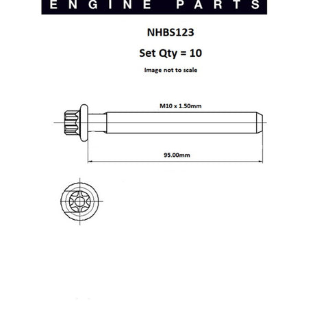 Head Bolt Set BMW M40 42 43 44 NHBS123 - FAI