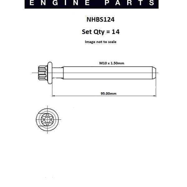 Head Bolt Set BMW 320i 520i 323i 325i 5 NHBS124 - FAI
