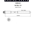 Head Bolt Set BMW M50 52 54 NHBS125 - FAI