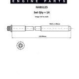 Head Bolt Set BMW M50 52 54 NHBS125 - FAI