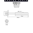 Head Bolt Set NISSAN QR25DE DOHC 16V VCT NHBS141 - Nason