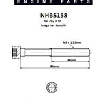 Head Bolt Set DAIHASTU K3 NHBS158 - Nason