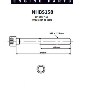Head Bolt Set DAIHASTU K3 NHBS158 - NASON