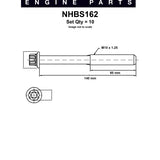 Head Bolt Set HOLDEN Z16SE 2002 2005 NHBS162 - Nason