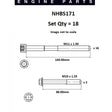 Head Bolt Set TOYOTA 1GR-FE 2GR-FE V6 DOHC NHBS171 - NASON
