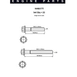 Head Bolt Set FIAT 8140.43S 8V DUCATO NHBS172 - Nason