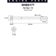 Head Bolt Set HOLDEN F18D3 DOHC 16V NHBS177 - NASON