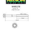 Head Bolt Set TOYOTA 2AZ-FE DOHC 16V NHBS178 - NASON