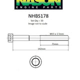 Head Bolt Set TOYOTA 2AZ-FE DOHC 16V NHBS178 - Nason
