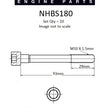 Head Bolt Set NISSAN QG16DE QG18DE NHBS180 - NASON