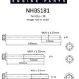 Head Bolt Set MAZDA WL-C WE DOHC 16V DIESEL NHBS181 - NASON