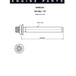 Head Bolt Set Citroen Peugeot DW10BTED4 DOHC NHBS191 - FAI
