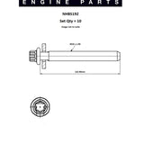 Head Bolt Set CITROEN PEUGEOT TU5JP4 NFU NHBS192 - FAI