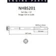 Head Bolt Set TOYOTA 2ZR-FE VVT DOHC 16V NHBS201 - NASON