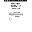 Head Bolt Set CHRYSLER EDZ 2430CC 16V DOHC NHBS204 - ENGINE PRO