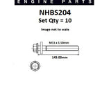 Head Bolt Set CHRYSLER EDZ 2430CC 16V DOHC NHBS204 - ENGINE PRO