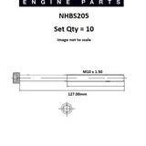 Head Bolt Set AUDI AXW BLR BLY VOLKS BLR BLX NHBS205 - FAI