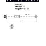 Head Bolt Set CITROEN DV6 FORF HHJ PEUGEOT NHBS207 - FAI