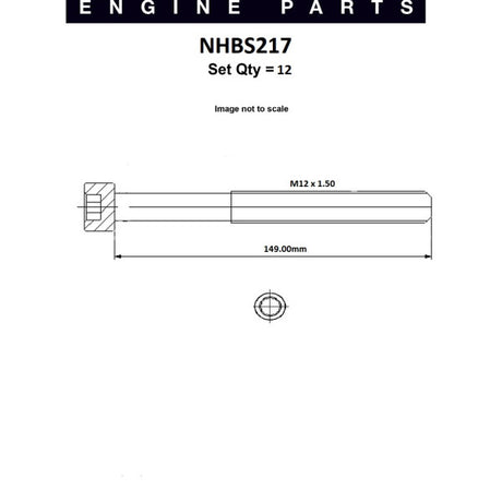 Head Bolt Set VOLKSWAGEN AXD AXE BAC BNZ BPC NHBS217 - FAI