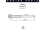 Head Bolt Set Audi VW BLS CAXA CAXC CAVD NHBS222 - FAI