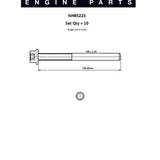 Head Bolt Set VOLKSWAGEN BBY BKY BUD AHW NHBS223 - FAI