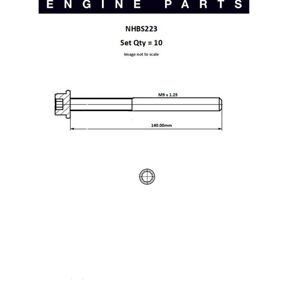 Head Bolt Set VOLKSWAGEN BBY BKY BUD AHW NHBS223 - FAI
