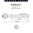 Head Bolt Set NISSAN KA24DE DOHC 16V NHBS232 - NASON