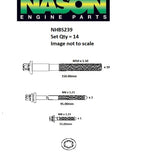 Head Bolt Set BMW N1# PEUGEOT EP6# NHBS239 - FAI