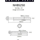 Head Bolt Set FORD MAZDA 3.2 P5AT DIESEL NHBS250 - Nason