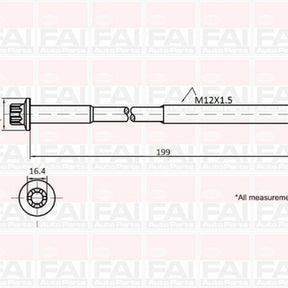 Head Bolt Set BMW N47D20 N47SD20 DOHC 16V NHBS257 - FAI