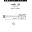 Head Bolt Set SUZUKI J20B J24B NHBS263 - NASON