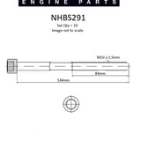 Head Bolt Set HYUNDAI G4FA G4FC G4FD G4FJ NHBS291 - Nason