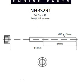 Head Bolt Set HYUNDAI G4FA G4FC G4FD G4FJ NHBS291 - NASON